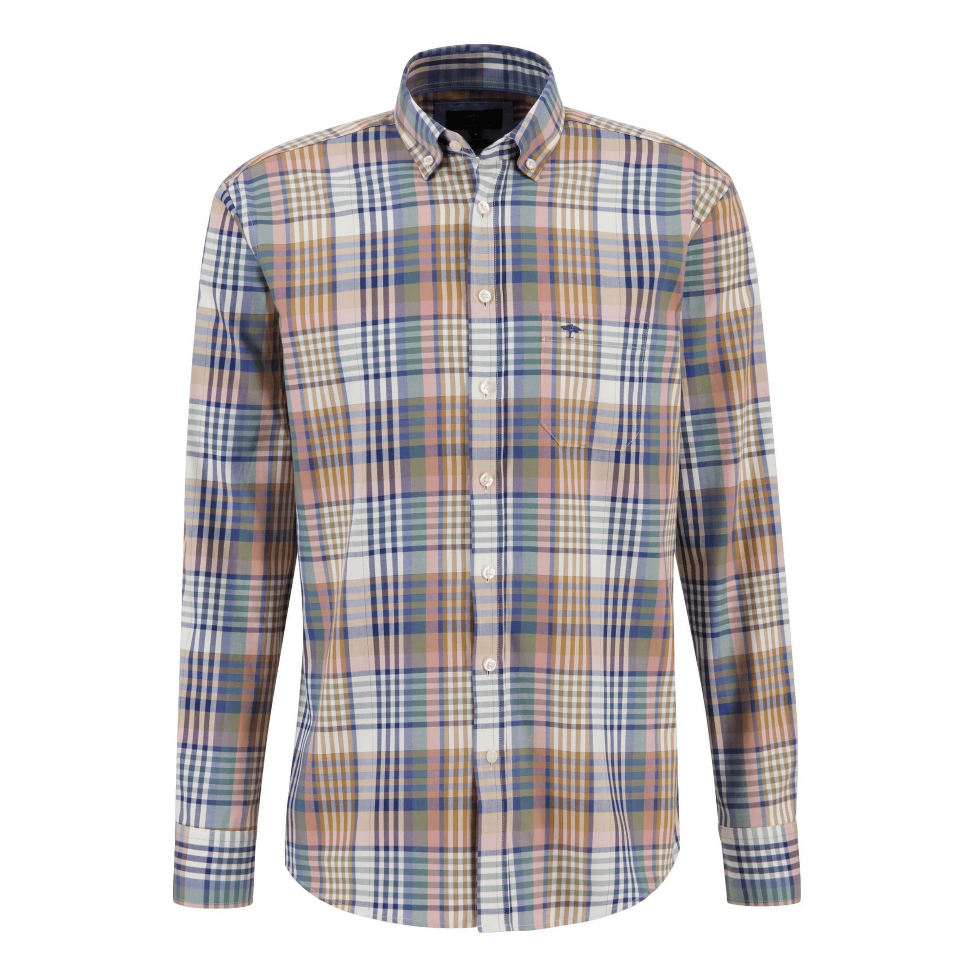 Fynch-Hatton COTTON SHIRT WITH A CLASSIC CHECK PATTERN 13108010 Pale Berry