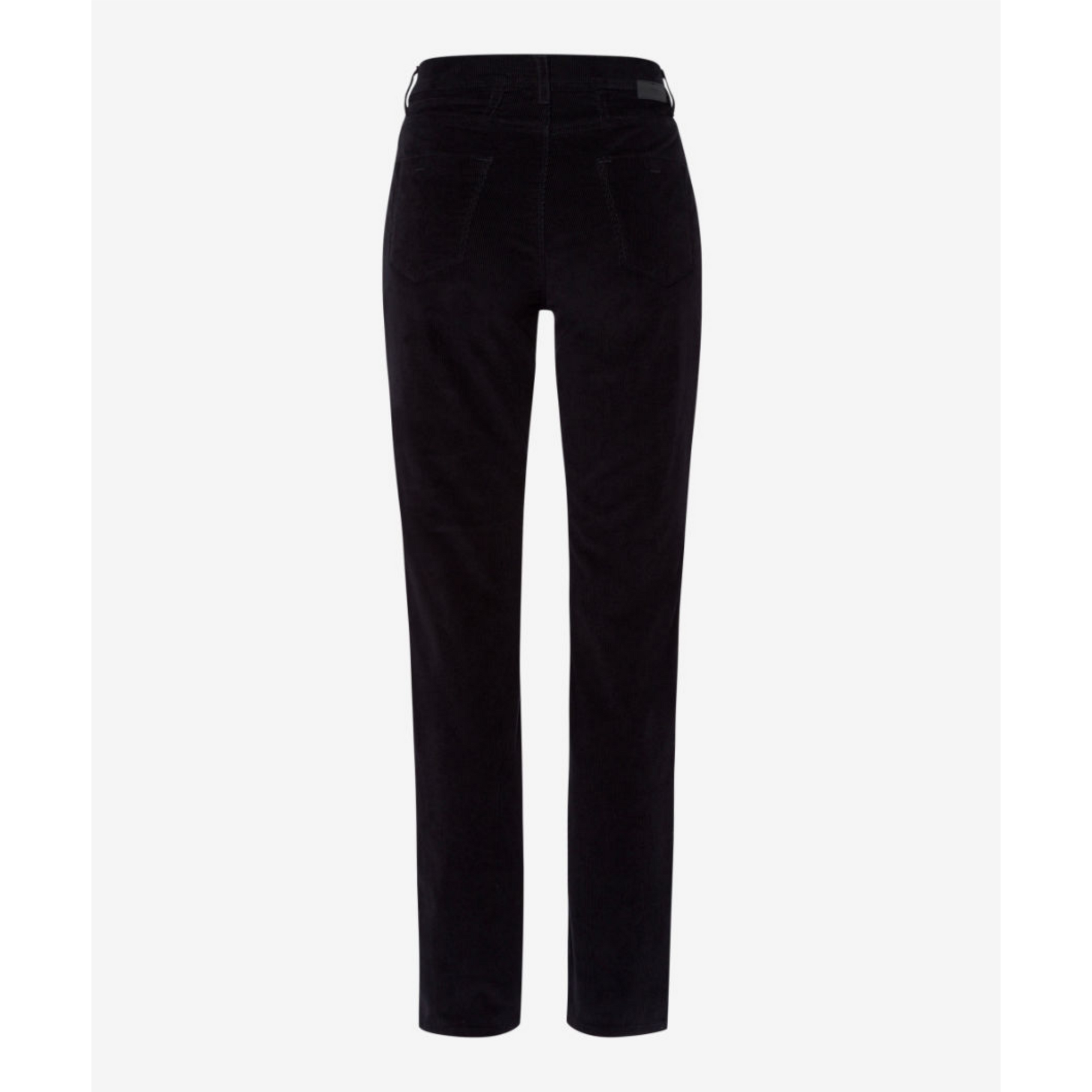 Brax Shakira Five-pocket Stretch Needle Cord Jeans 73-1838 In Black