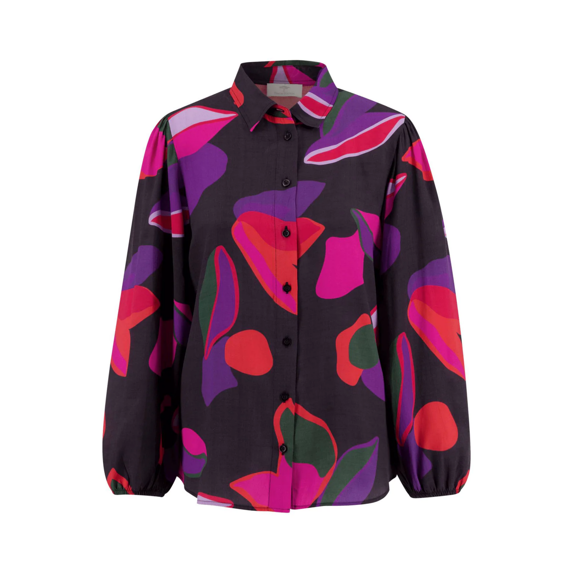 Fynch-Hatton Patterned Viscose Blouse 23091043 Violet