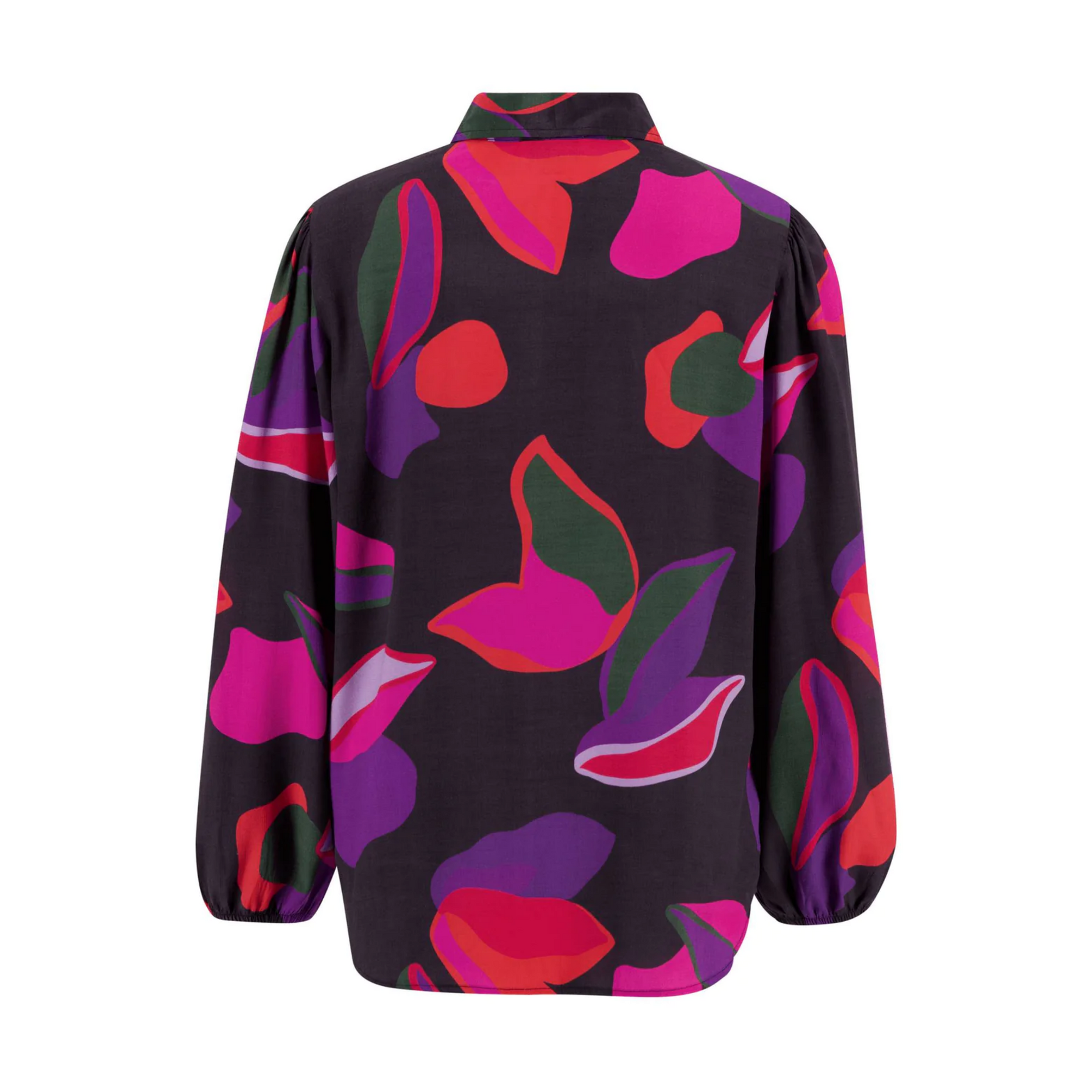 Fynch-Hatton Patterned Viscose Blouse 23091043 Violet