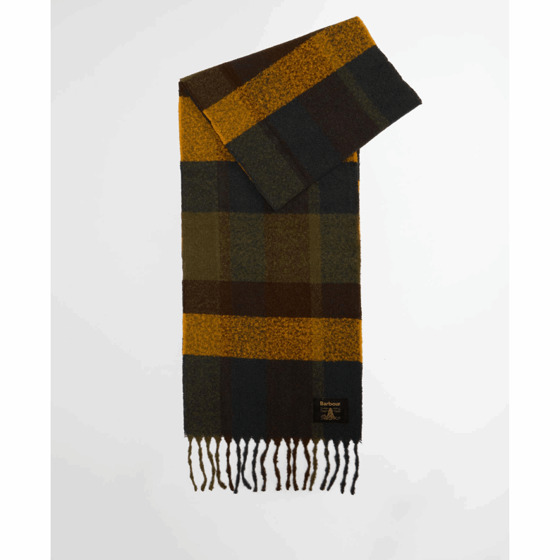Barbour Westerdale Beanie and Scarf Gift Set – Classic &amp; Midnight Oak