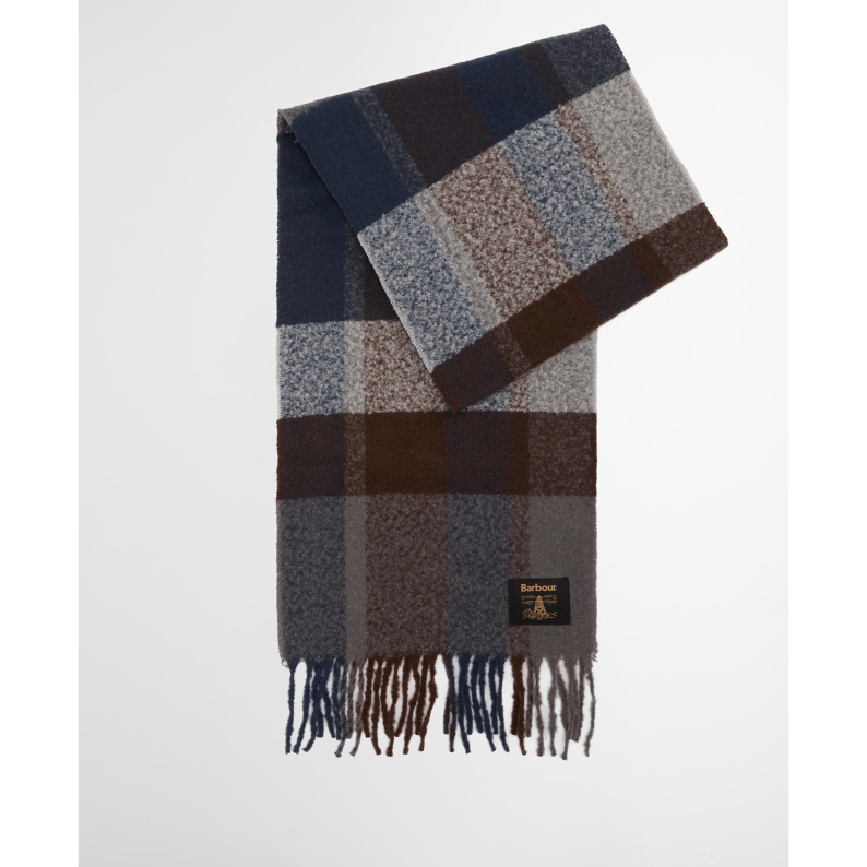 Barbour Westerdale Beanie and Scarf Gift Set – Classic &amp; Midnight Oak