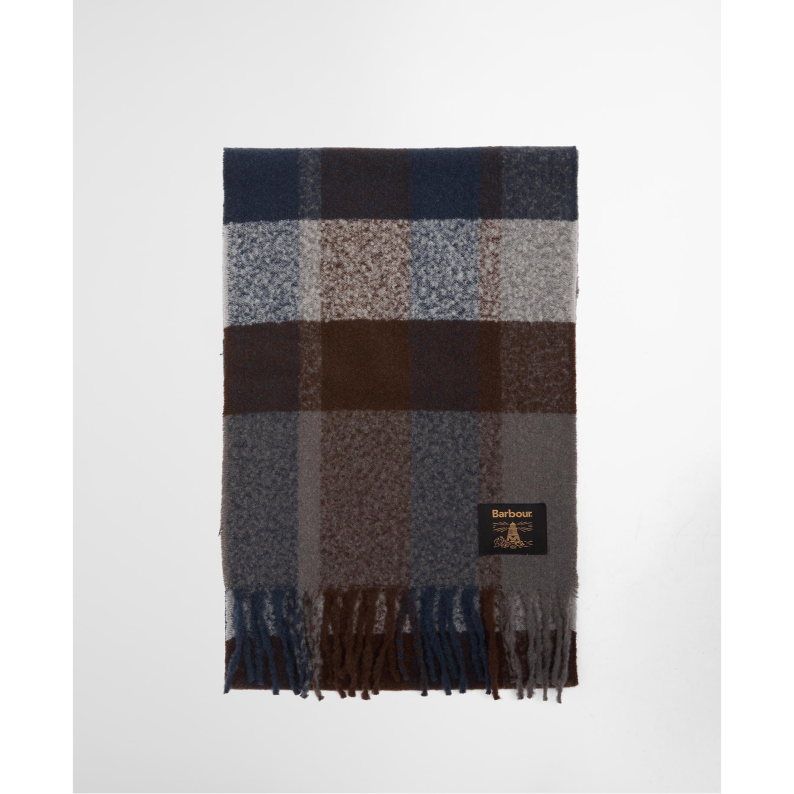 Barbour Westerdale Beanie and Scarf Gift Set – Classic &amp; Midnight Oak