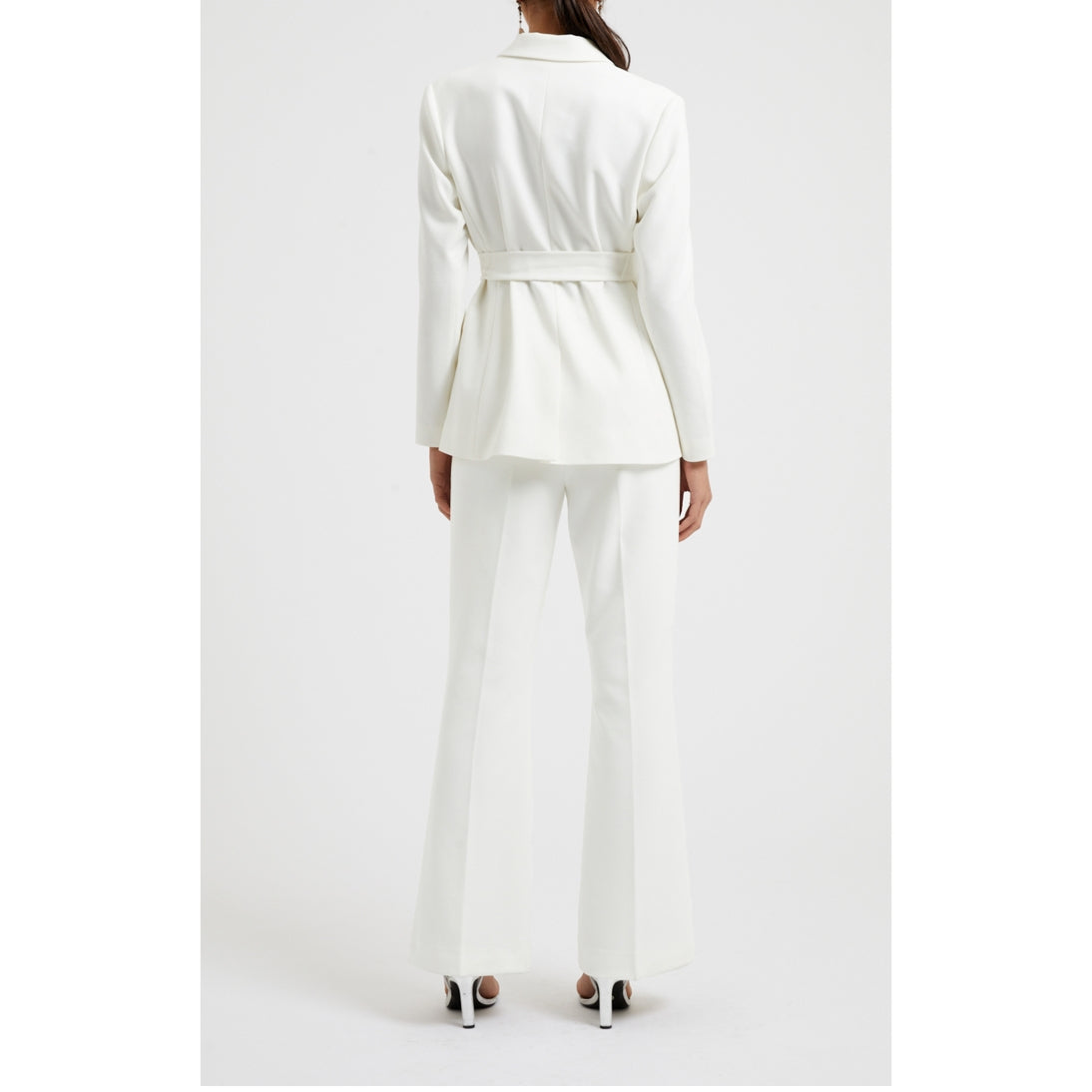 French Connection Whisper Blazer In Summer White 75WAB