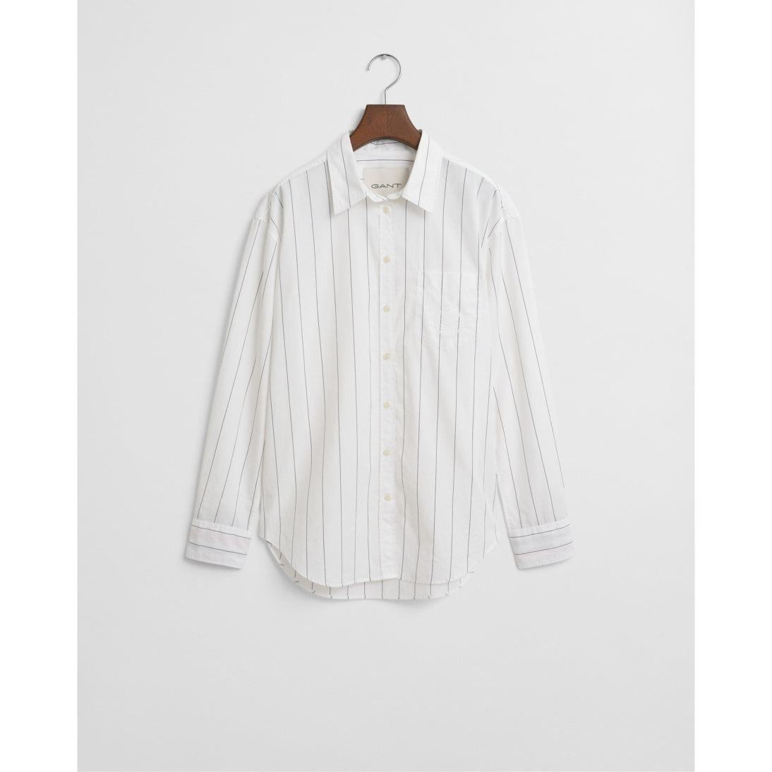 GANT Relaxed Fit Striped Contrast Shirt White 4300441