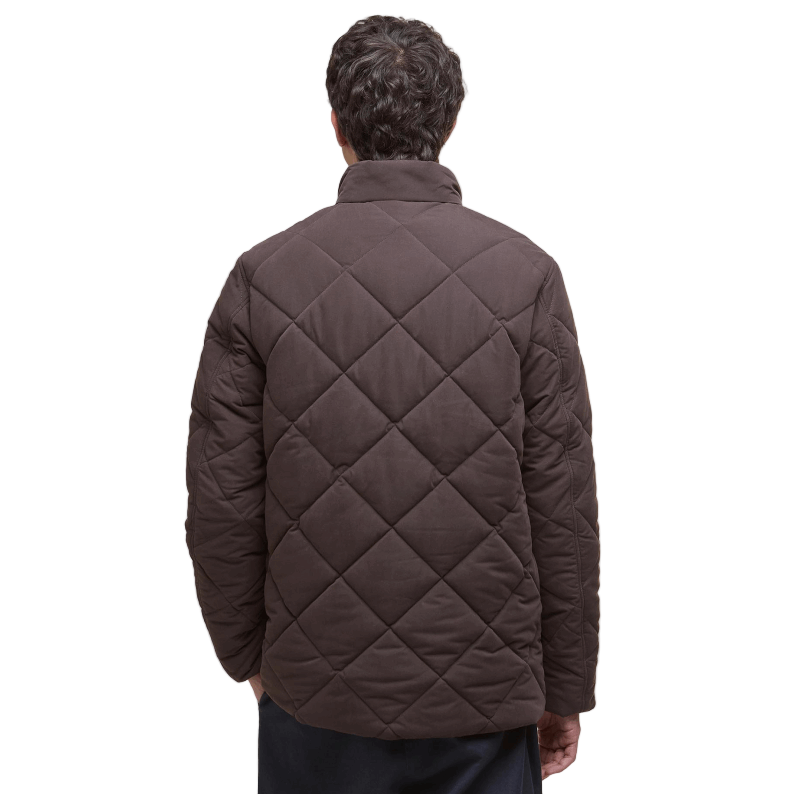 Barbour Winter Chelsea Quilt Jacket - Black Oak/Midnight Oak