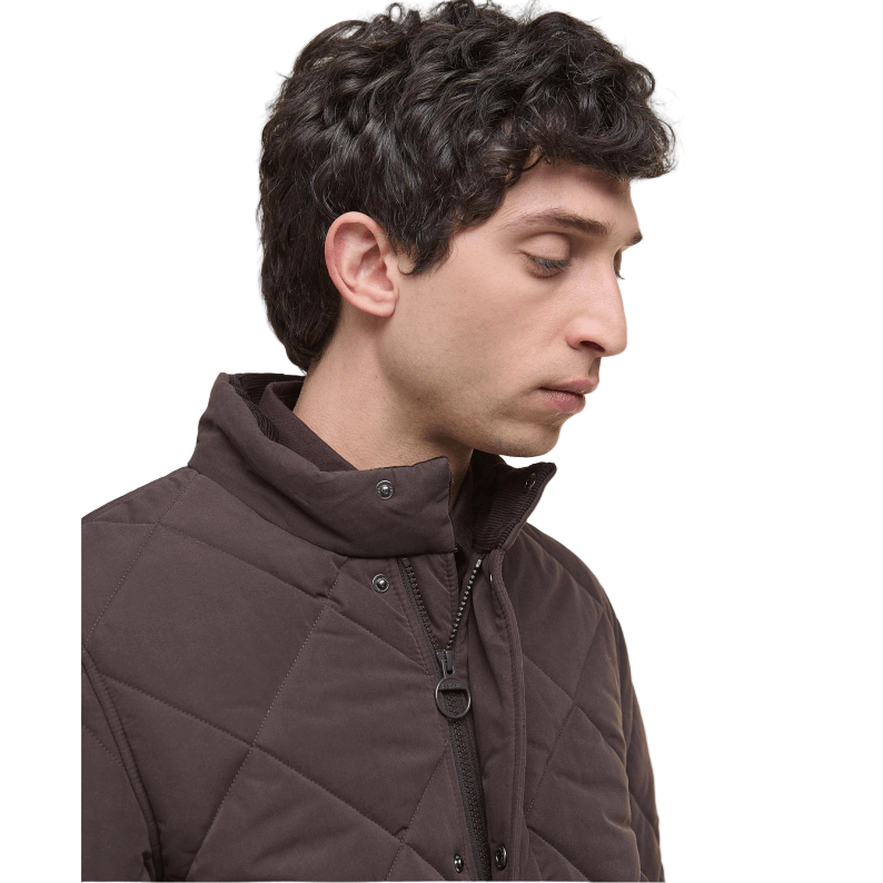 Barbour Winter Chelsea Quilt Jacket - Black Oak/Midnight Oak