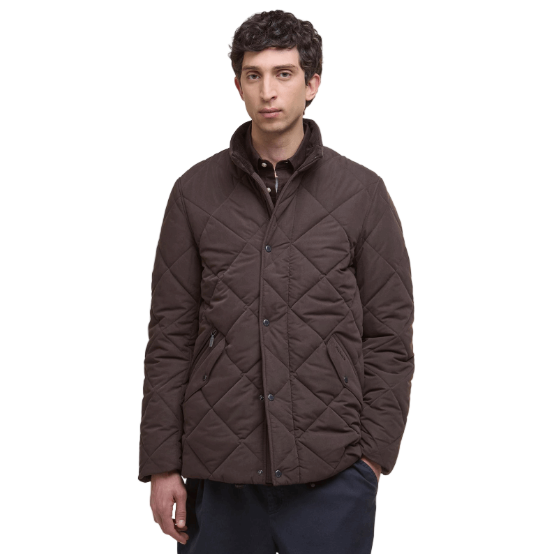 Barbour Winter Chelsea Quilt Jacket - Black Oak/Midnight Oak
