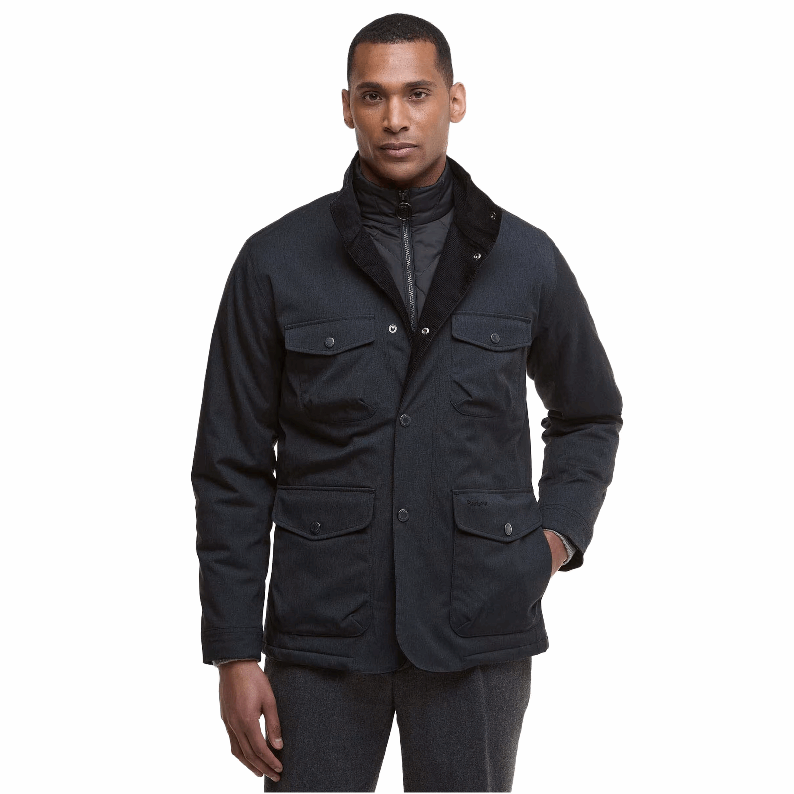 Barbour Winter Ogston Waterproof Jacket New Black