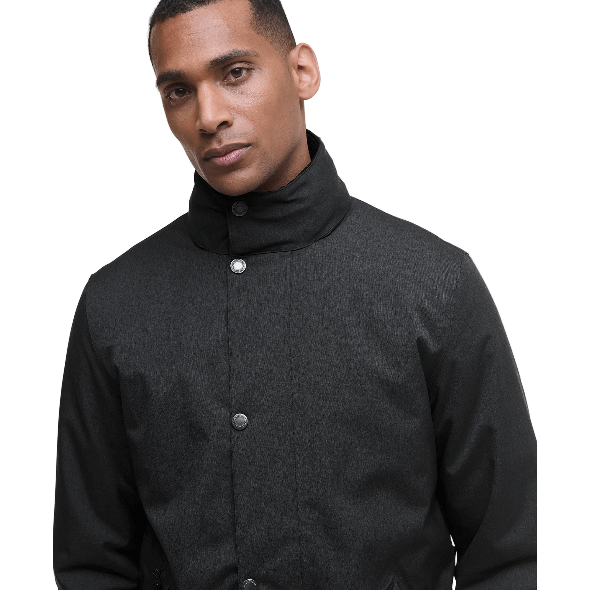 Barbour Winter Powell Waterproof Jacket Black