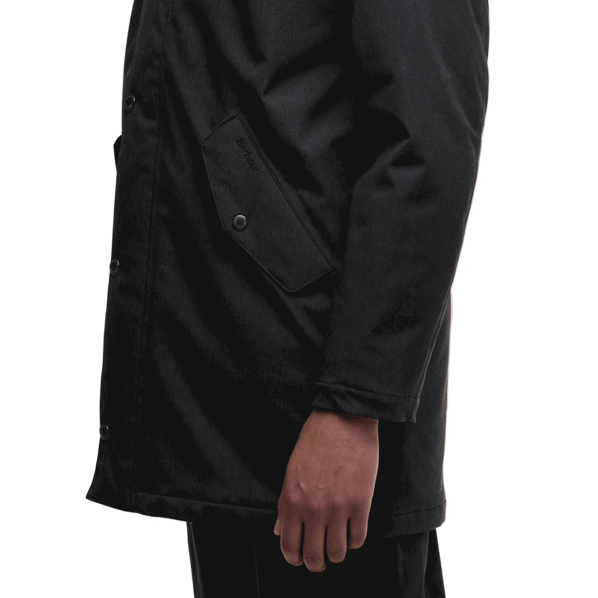 Barbour Winter Powell Waterproof Jacket Black