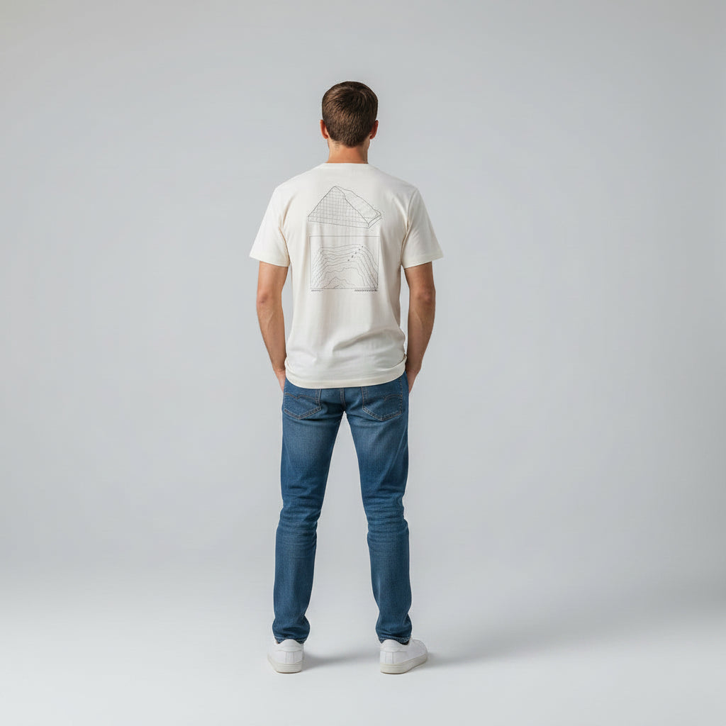Barbour Woodbine Tee in Whisper White MTS1646WH32