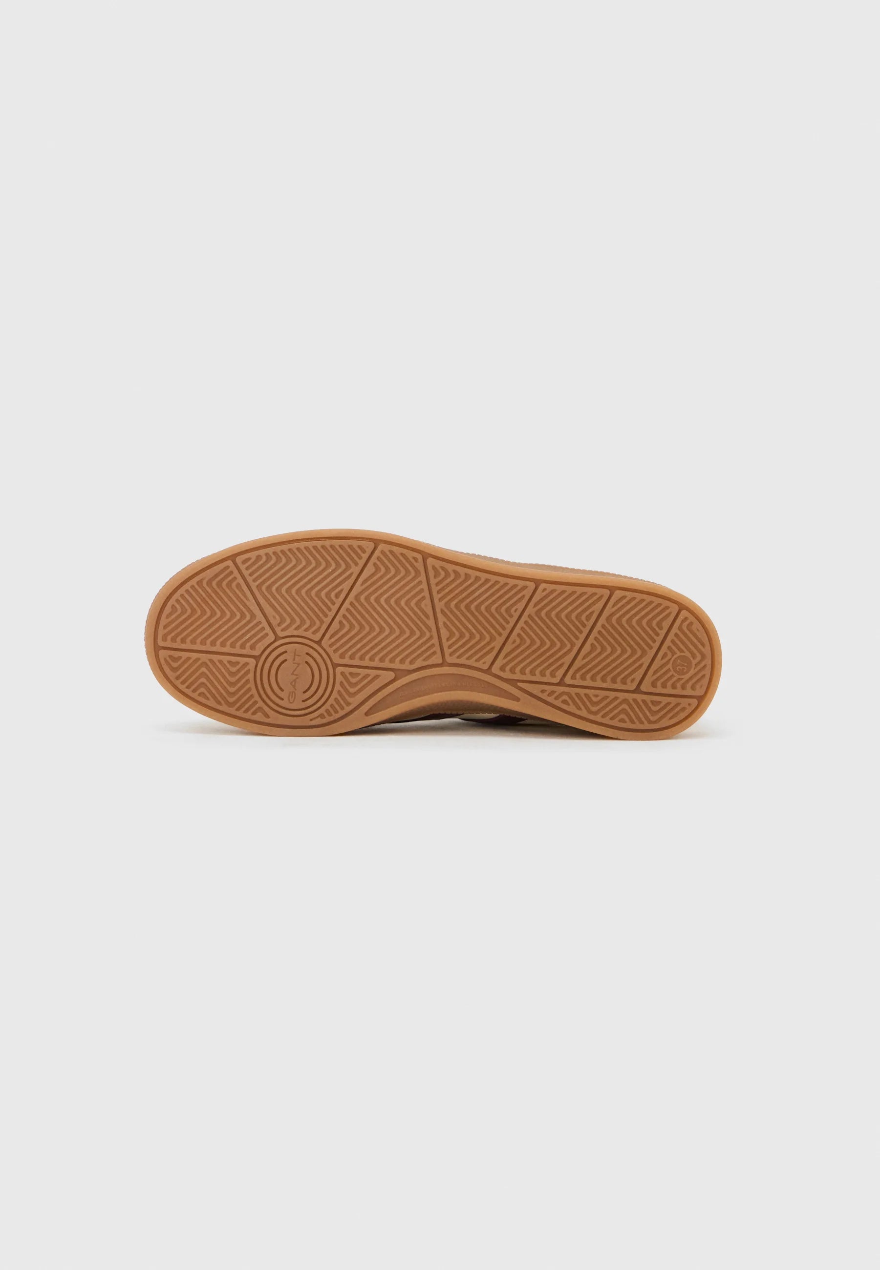 GANT Cuzima Sneaker In Off White/Plum Red