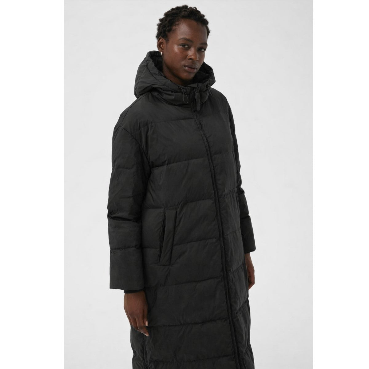 Part Two Safir Long Coat in Black