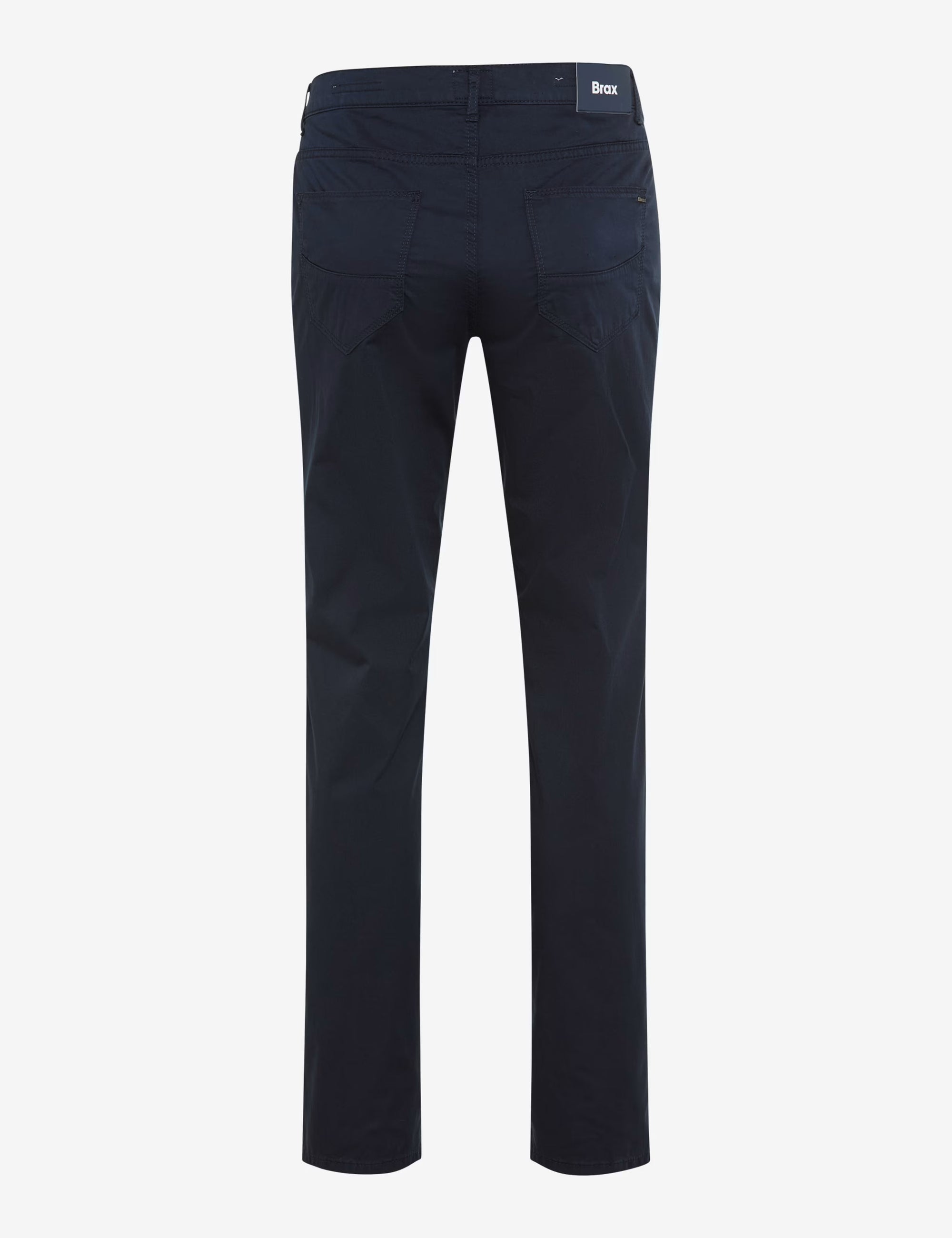 Navy blue pants on a white background