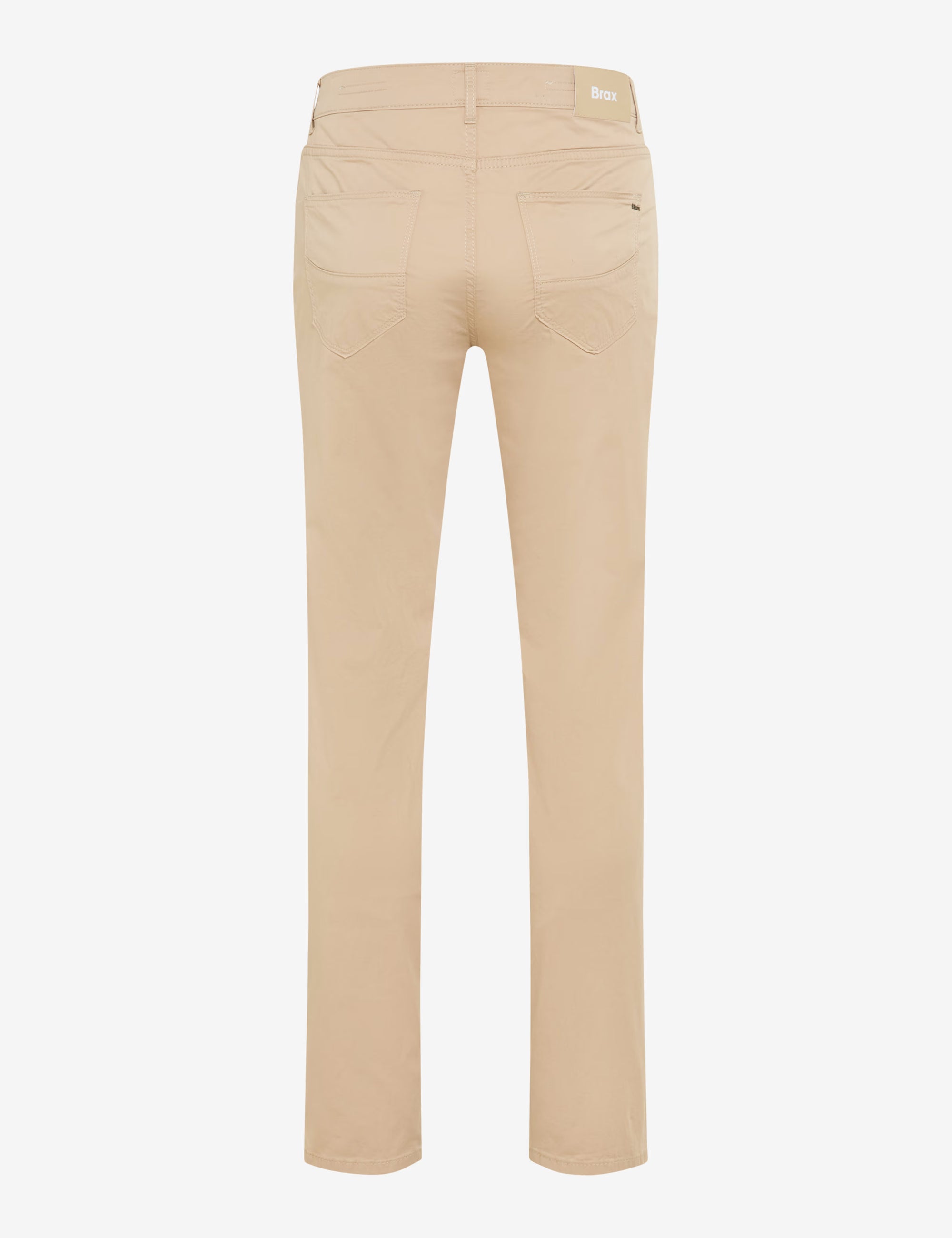 Brax Cadiz Ultralight Satin: Five-pocket Jeans Straight Fit in Beach 7-3122