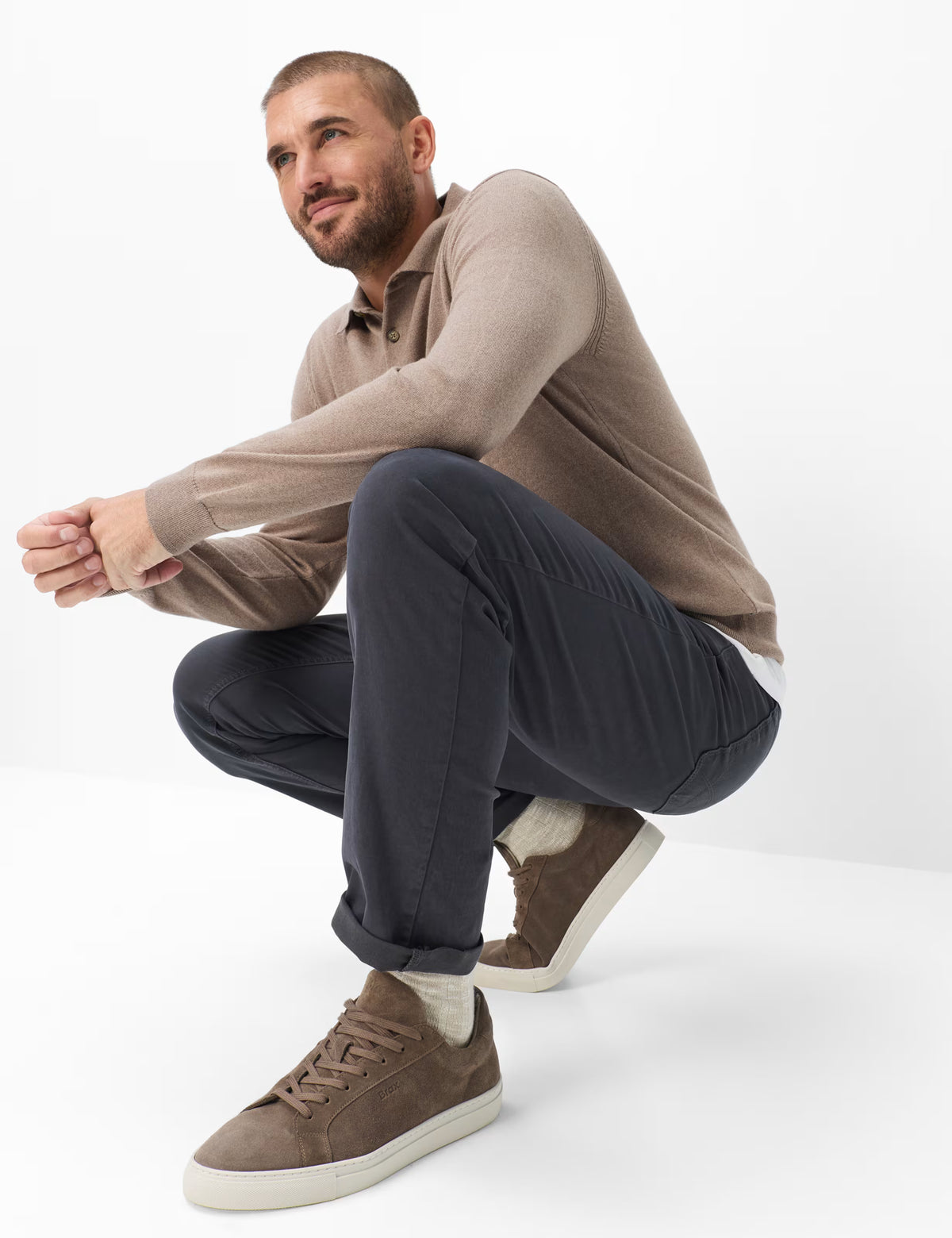 BRAX Cadiz Marathon Stretch Jeans in Dark Grey