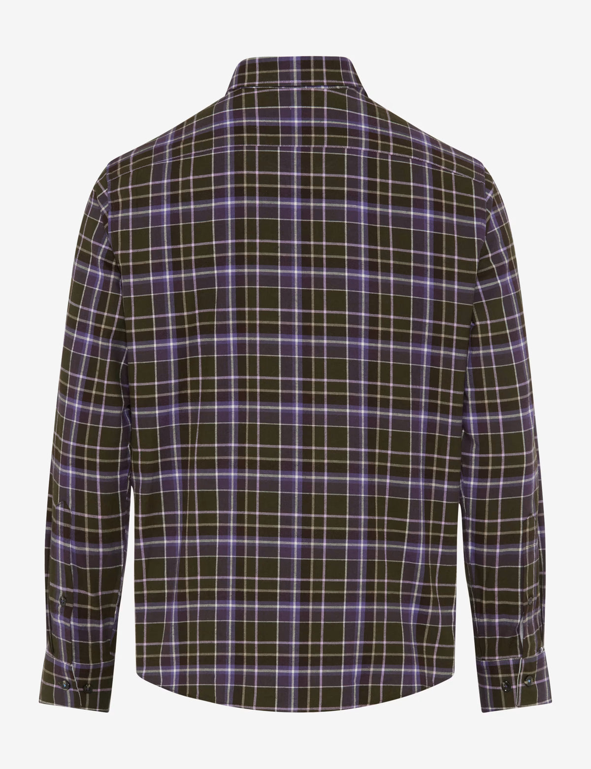 Brax Daniel C Flannel Check Shirt in Purple