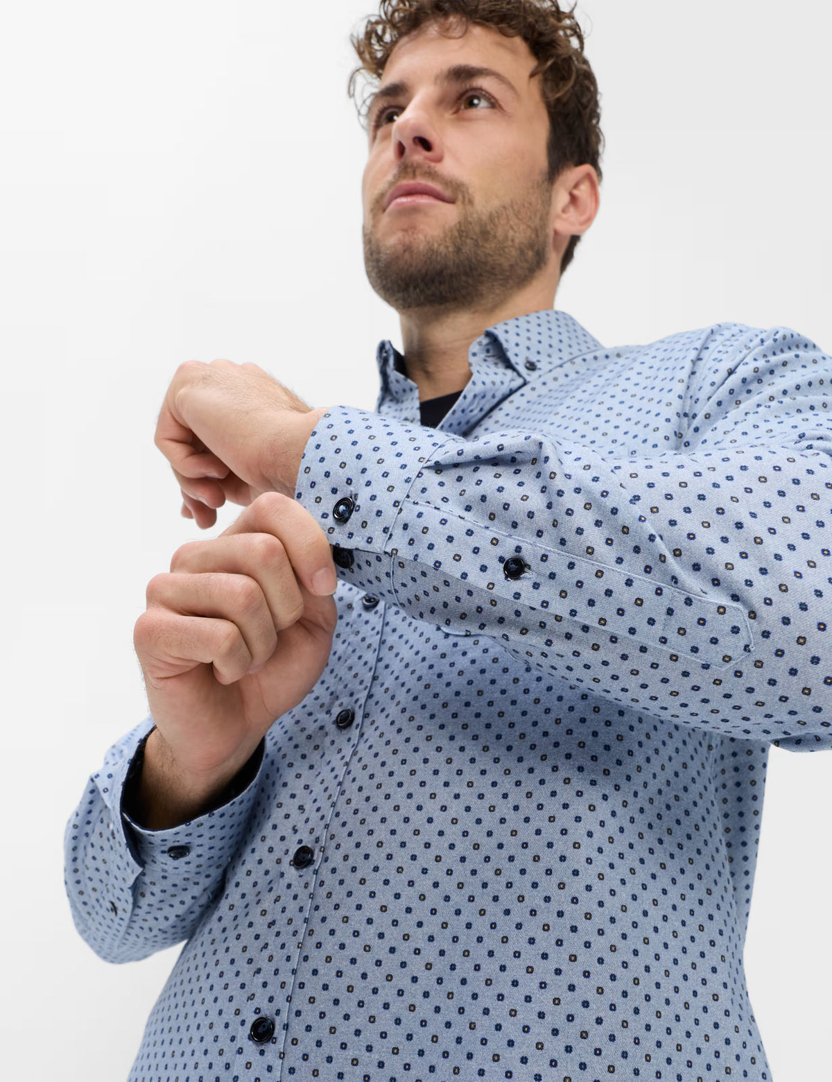 Brax Daniel P Pure Cotton Flannel Shirt