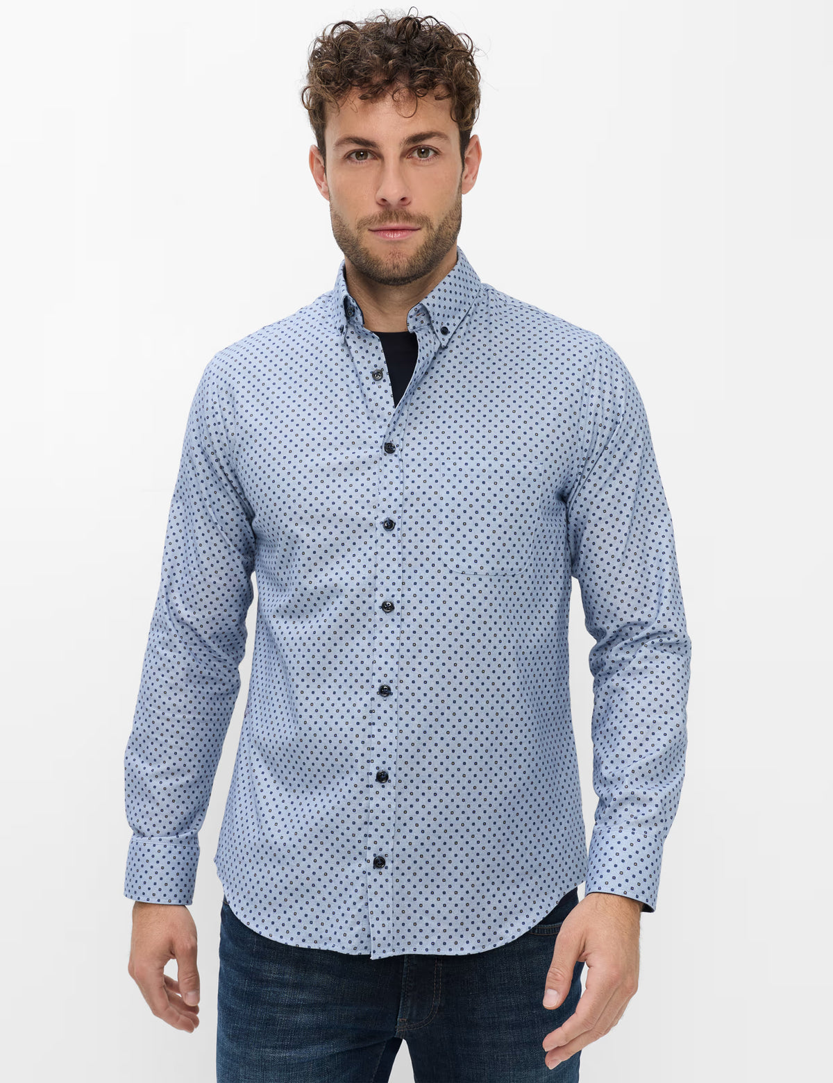 Brax Daniel P Pure Cotton Flannel Shirt