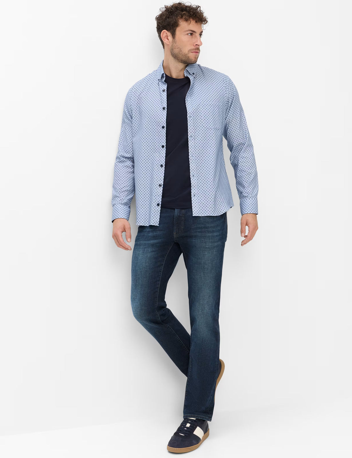 Brax Daniel P Pure Cotton Flannel Shirt