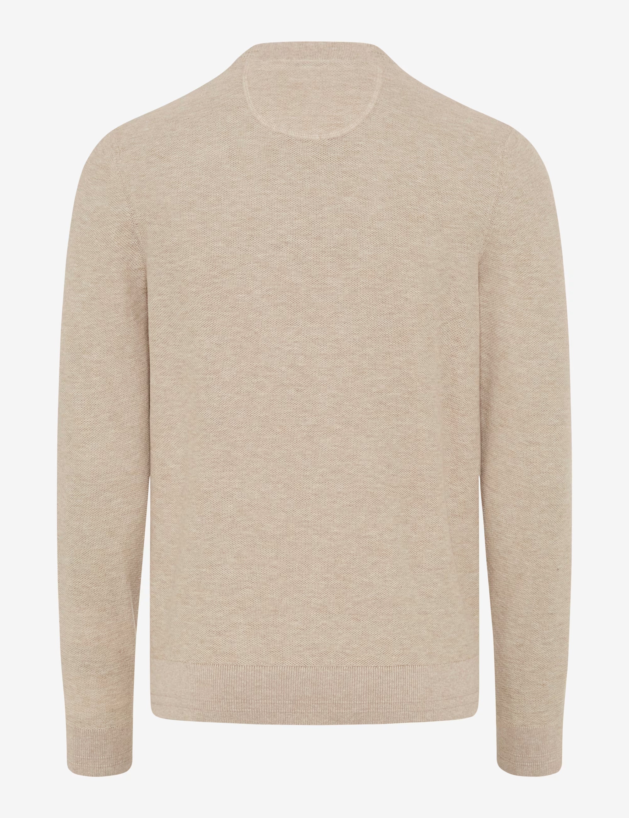 Brax Textured Cotton Crew in Beach 70-0500