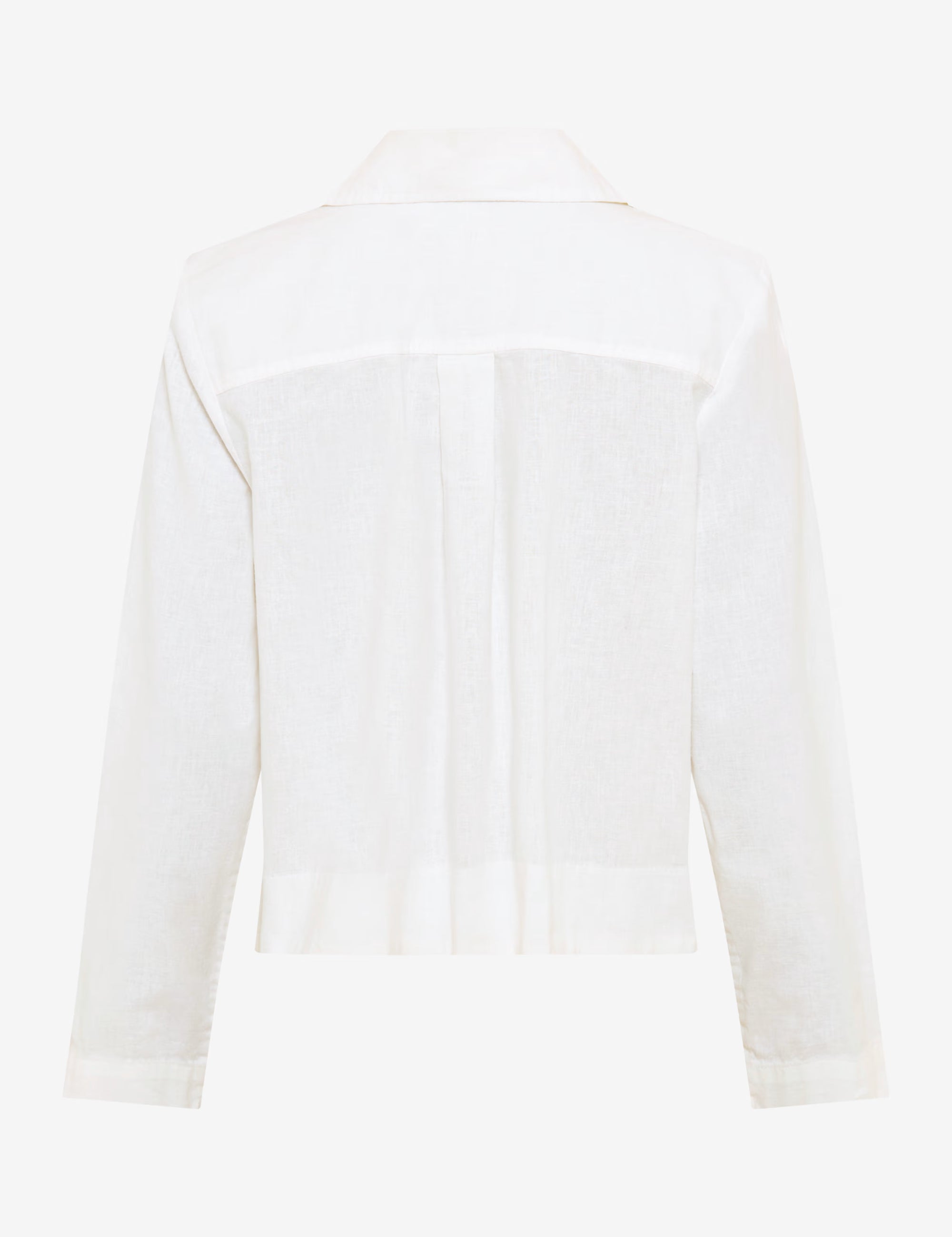Brax Vega Linen Blend Blouse In White
