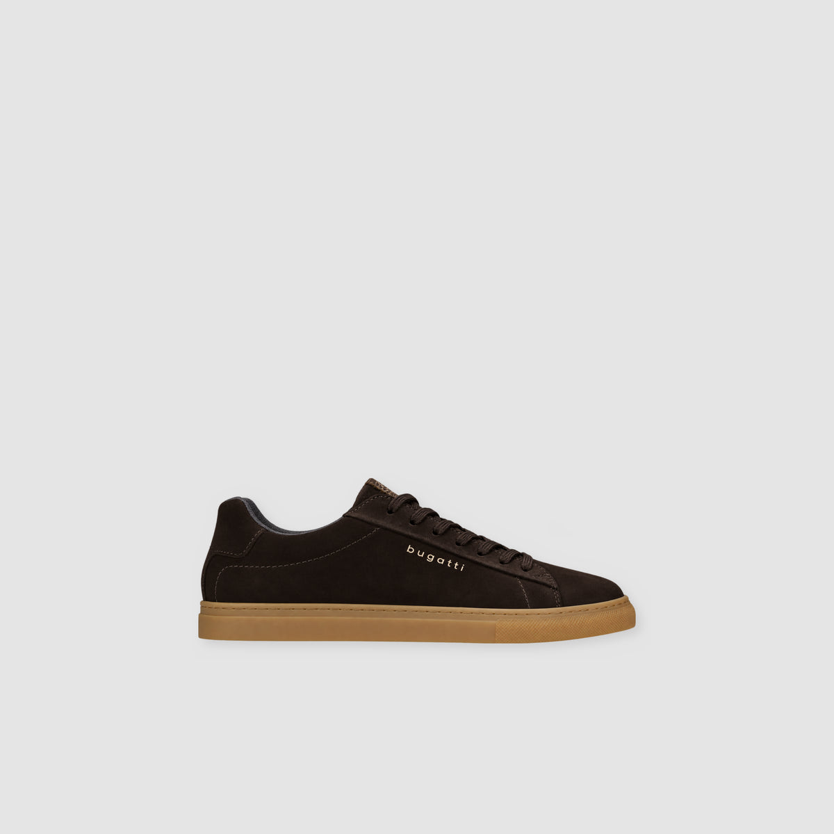 Bugatti Suede Leather Sneaker Fido Dark Brown AS206-1400
