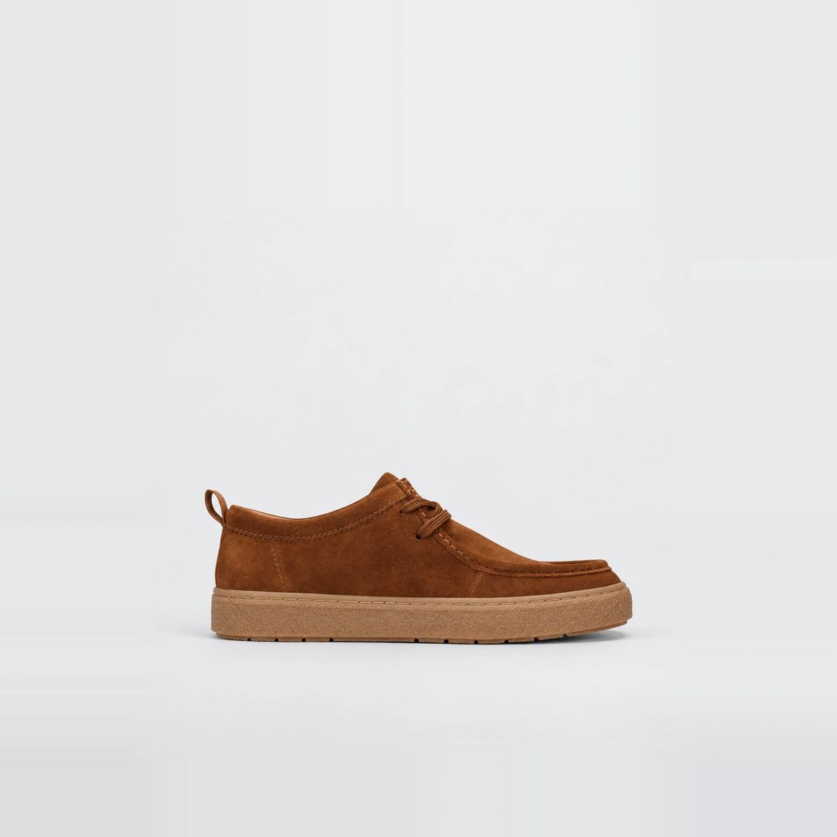 Bugatti Hube Leather Suede Lace-Up Shoes - Cognac