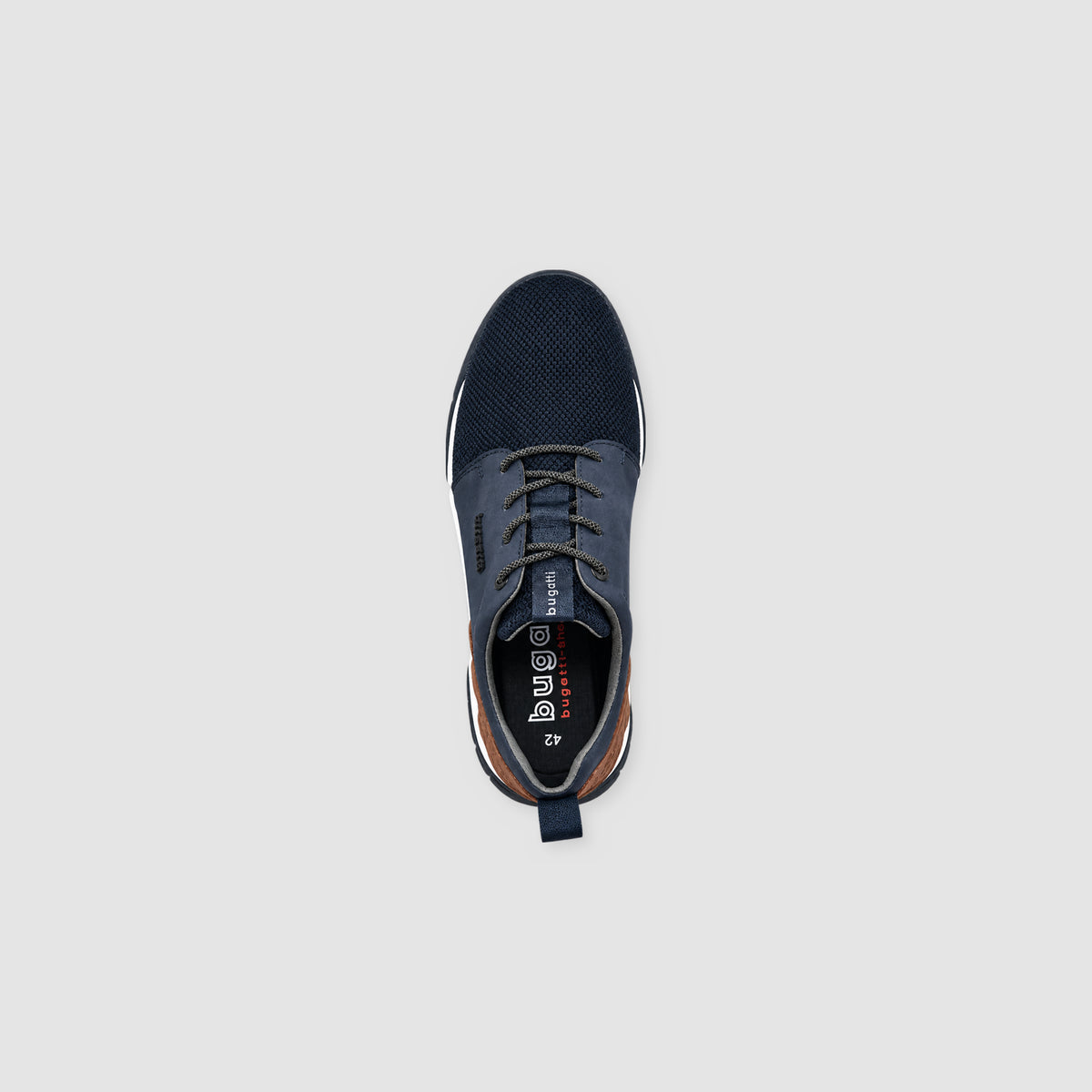 bugatti Leather Sneaker Dark Blue 322-ADW01