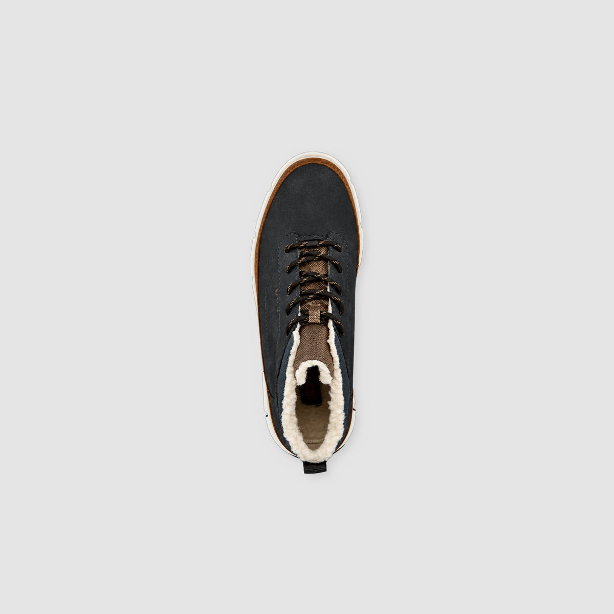 bugatti Samper Fur Lined Boots in Dark Brown / Cognac
