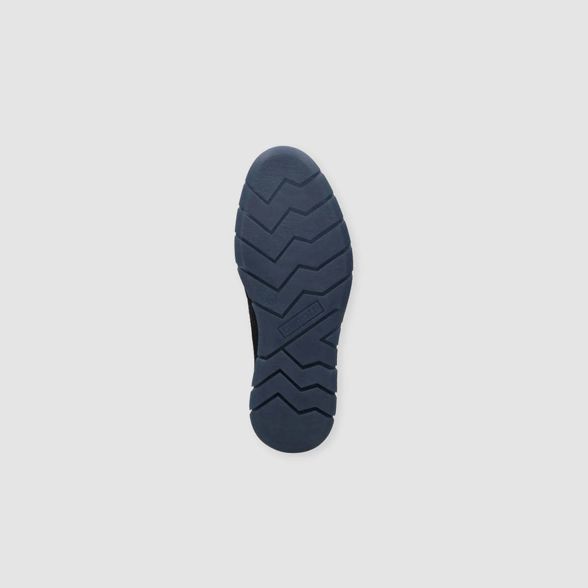bugatti Leather Lace-up Wide Fit Shoe Dark Blue