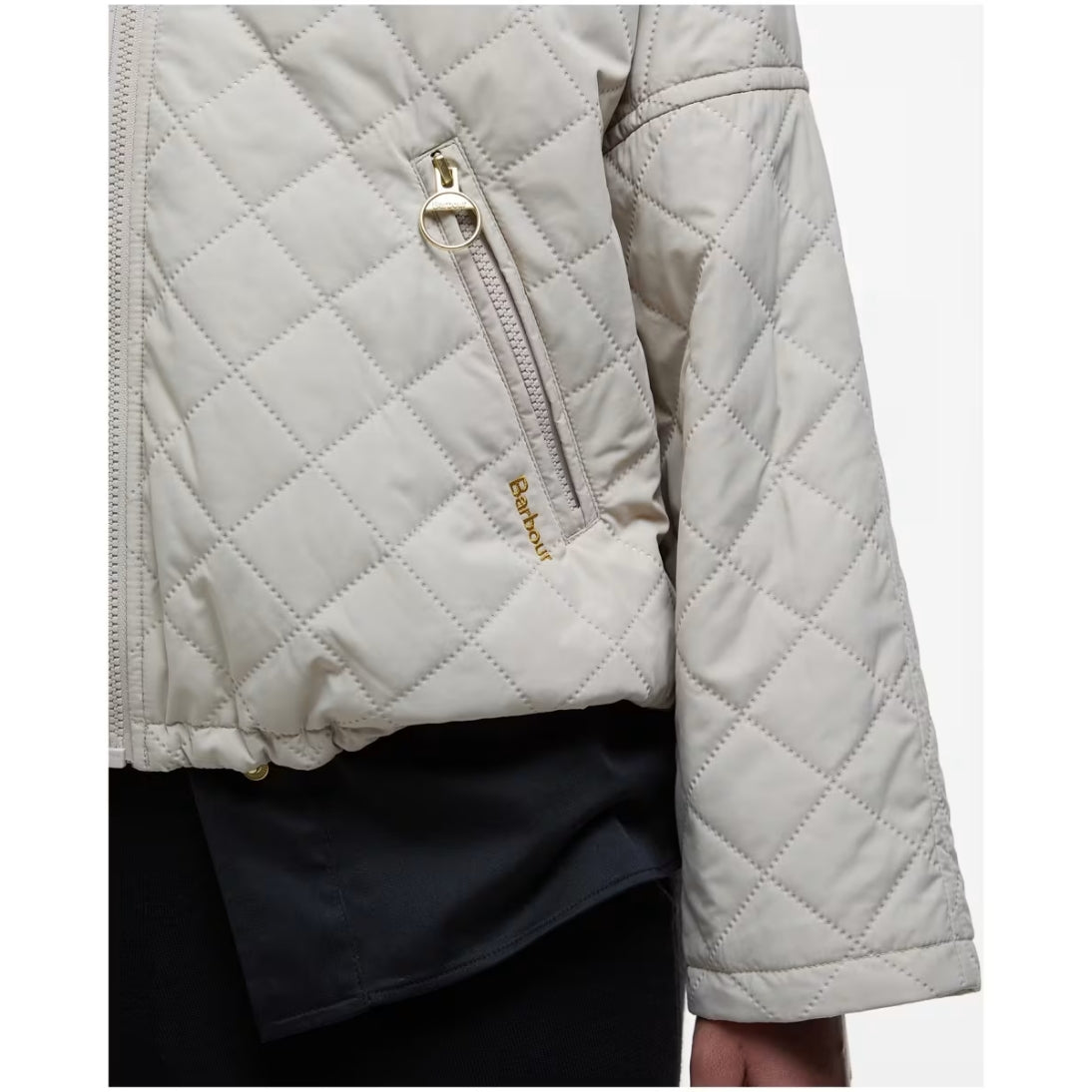 Barbour Emlyn Quilted Jacket LQU1819SN11 Light Sand / Ancient Tartan