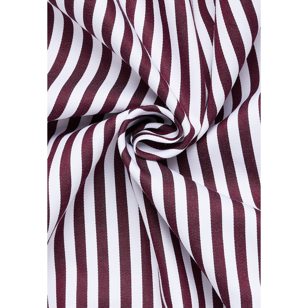 eterna Satin Striped Shirt - Plum &amp; Dark Blue Modern Fit