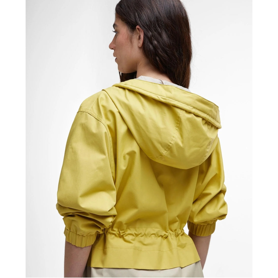 Barbour Evie Showerproof Parka Limeade / Light Sand