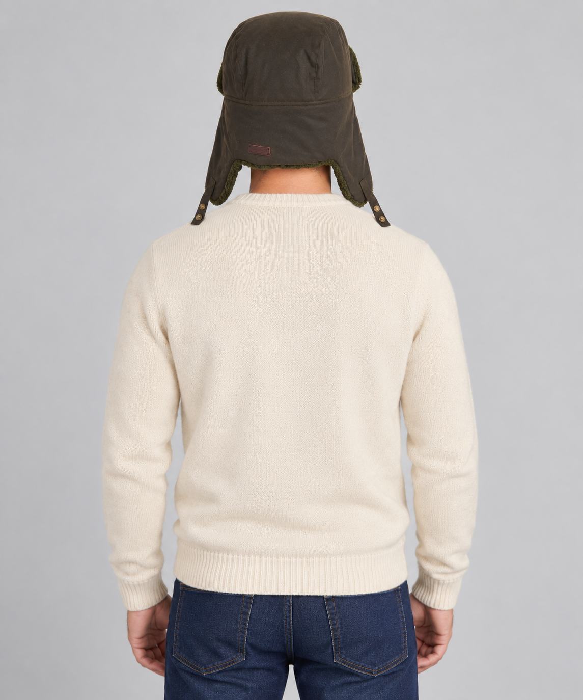Barbour Morar Wax Trapper Hat in Olive