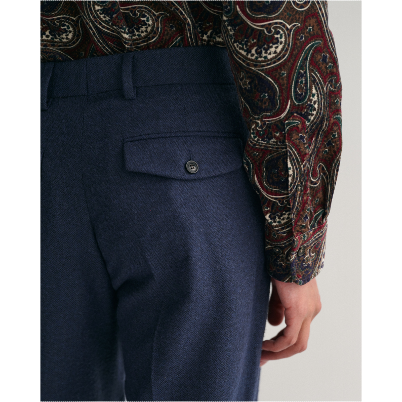 GANT Regular Fit Paisley Corduroy Shirt Plumped Red