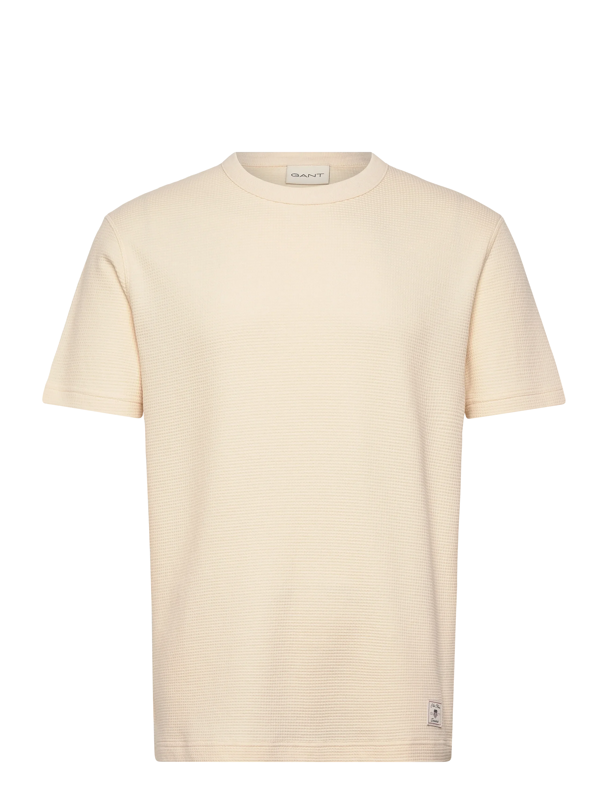 GANT Waffle Tee in Creamed White 2003406