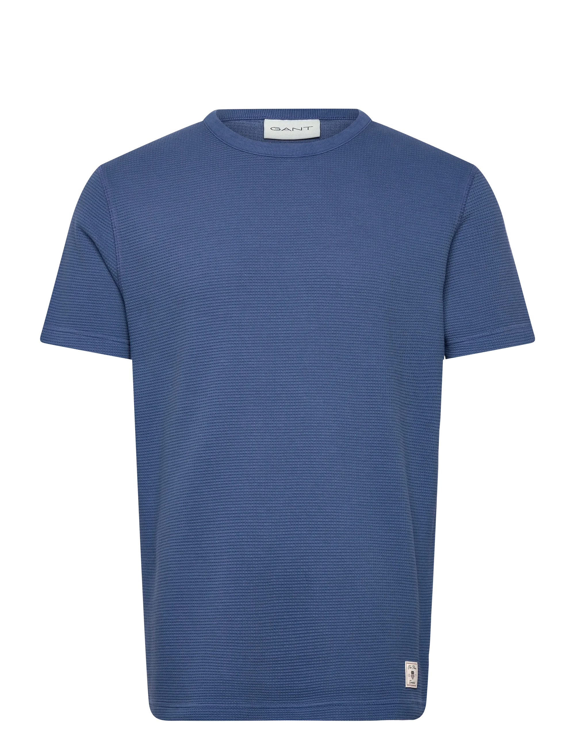 GANT Waffle Tee in Vintage Blue 2003406