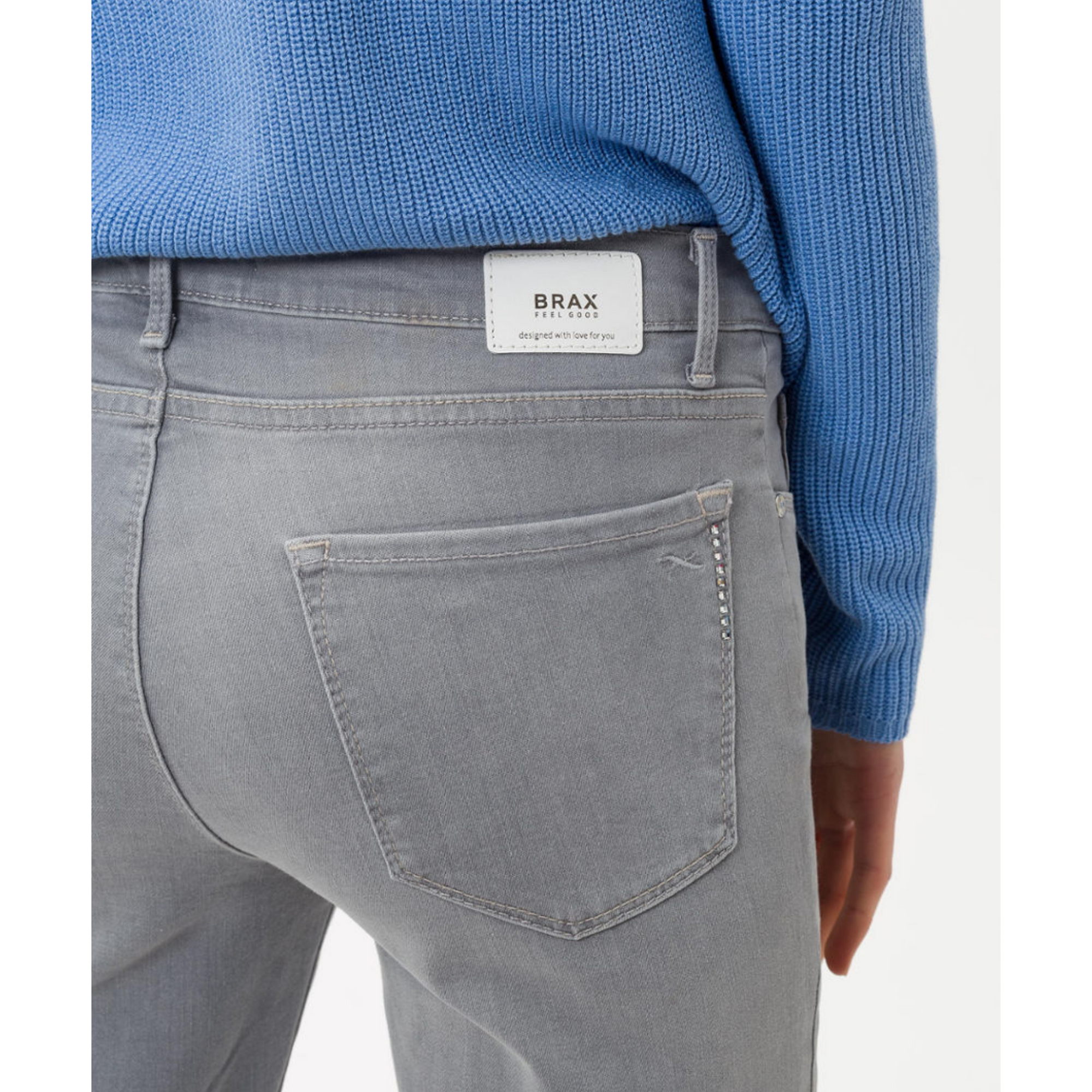 BRAX SHAKIRA FREE TO MOVE Stretch Jeans 72-6957 Grey