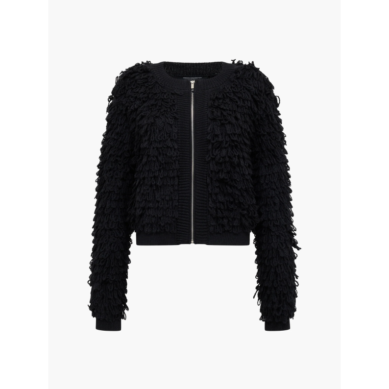 French Connection Mali Looped Fringe Knit Jacket 78ZBU