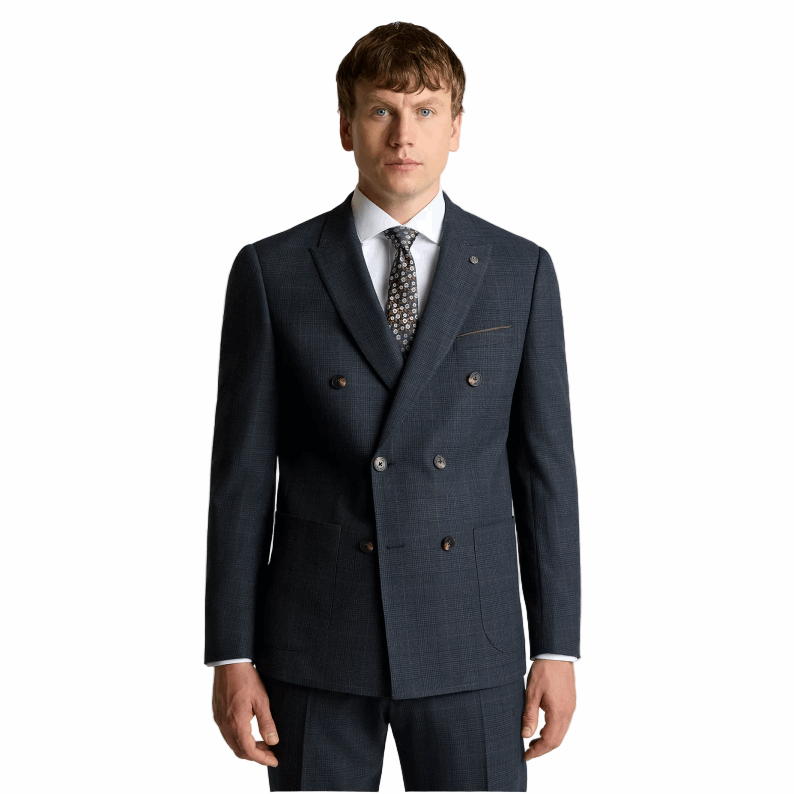 remus-uomo-marcelo-navy-check-suit-front