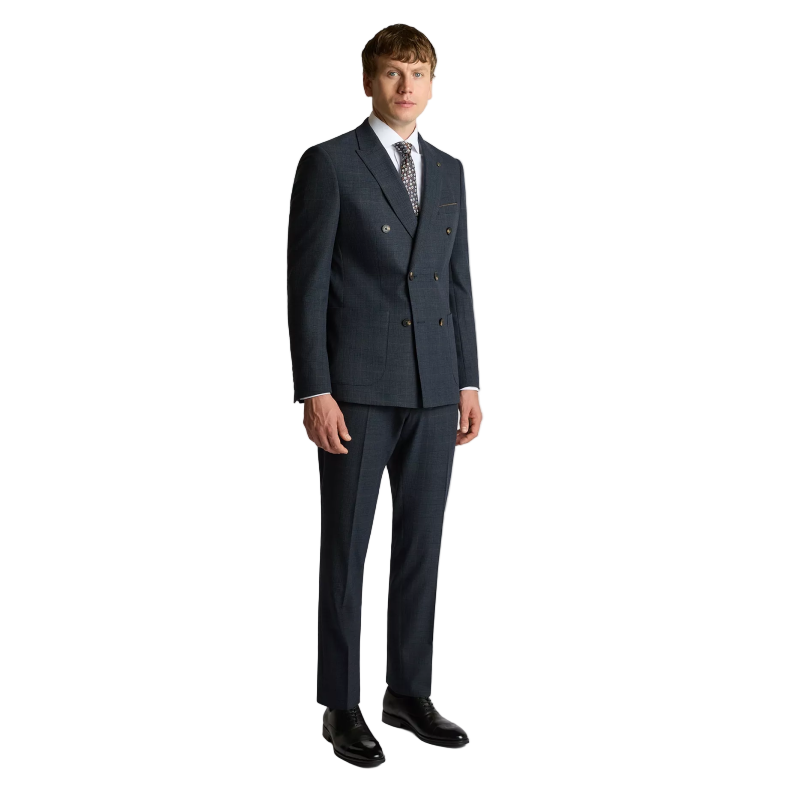remus-uomo-marcelo-navy-check-suit-side