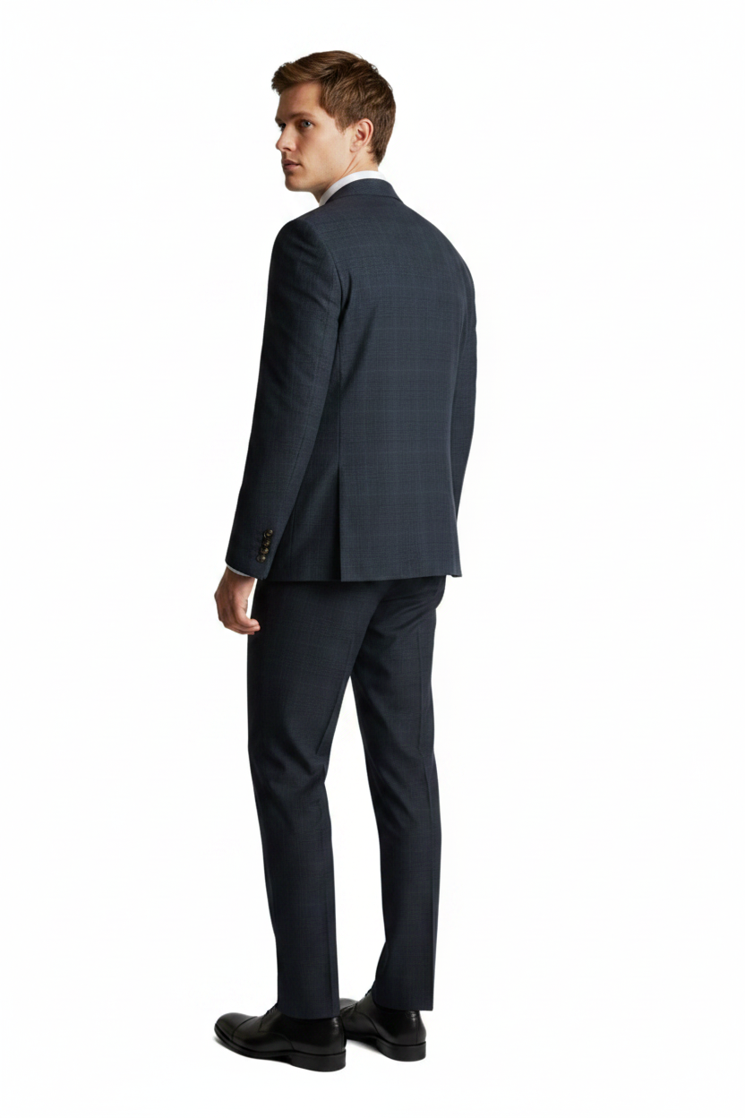 remus-uomo-marcelo-navy-check-suit-front-back