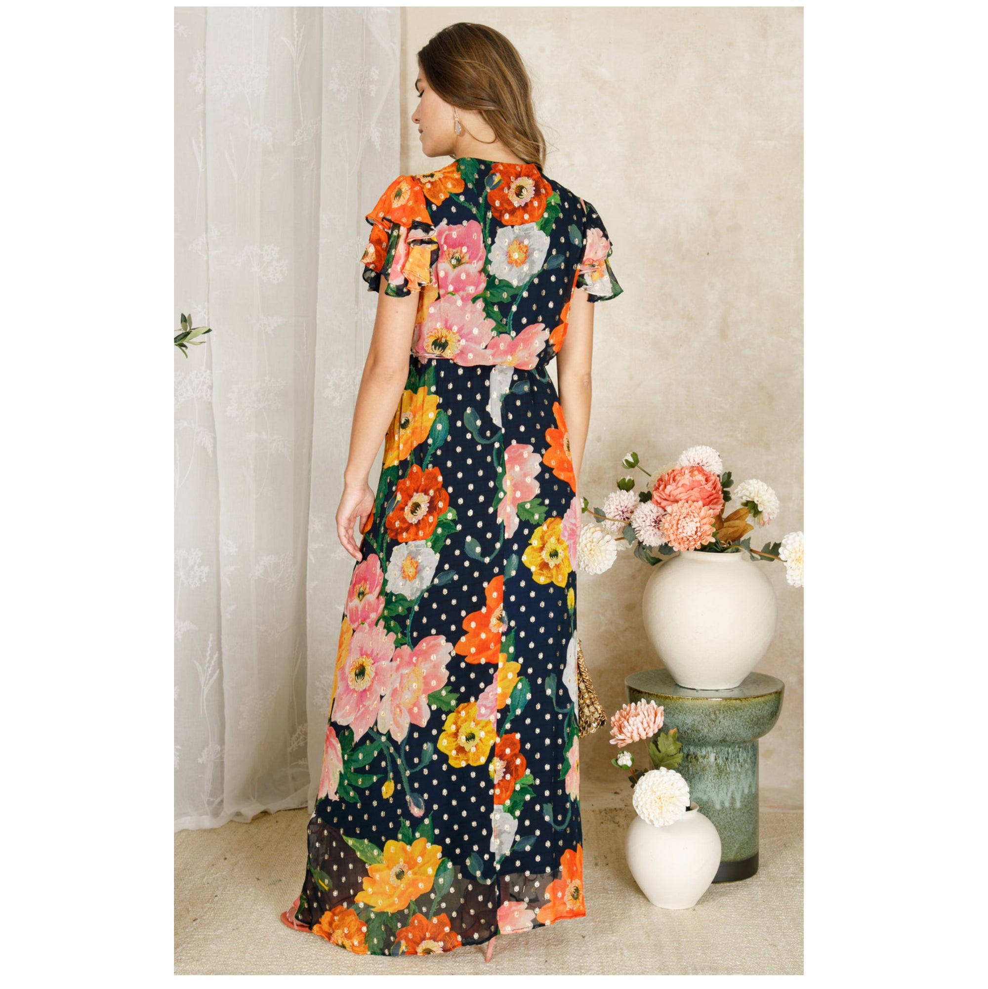 Hope &amp; Ivy The Marlene Wrap Dress 8956