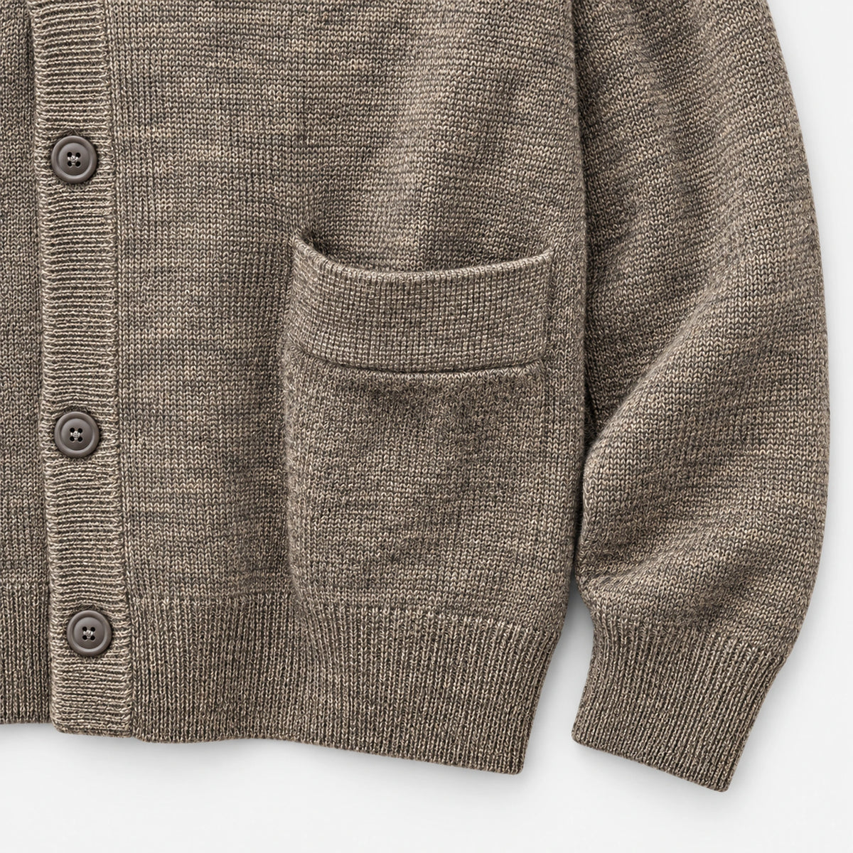 Franco Ponti Men's Merino Blend Two-Pocket Cardigan K05