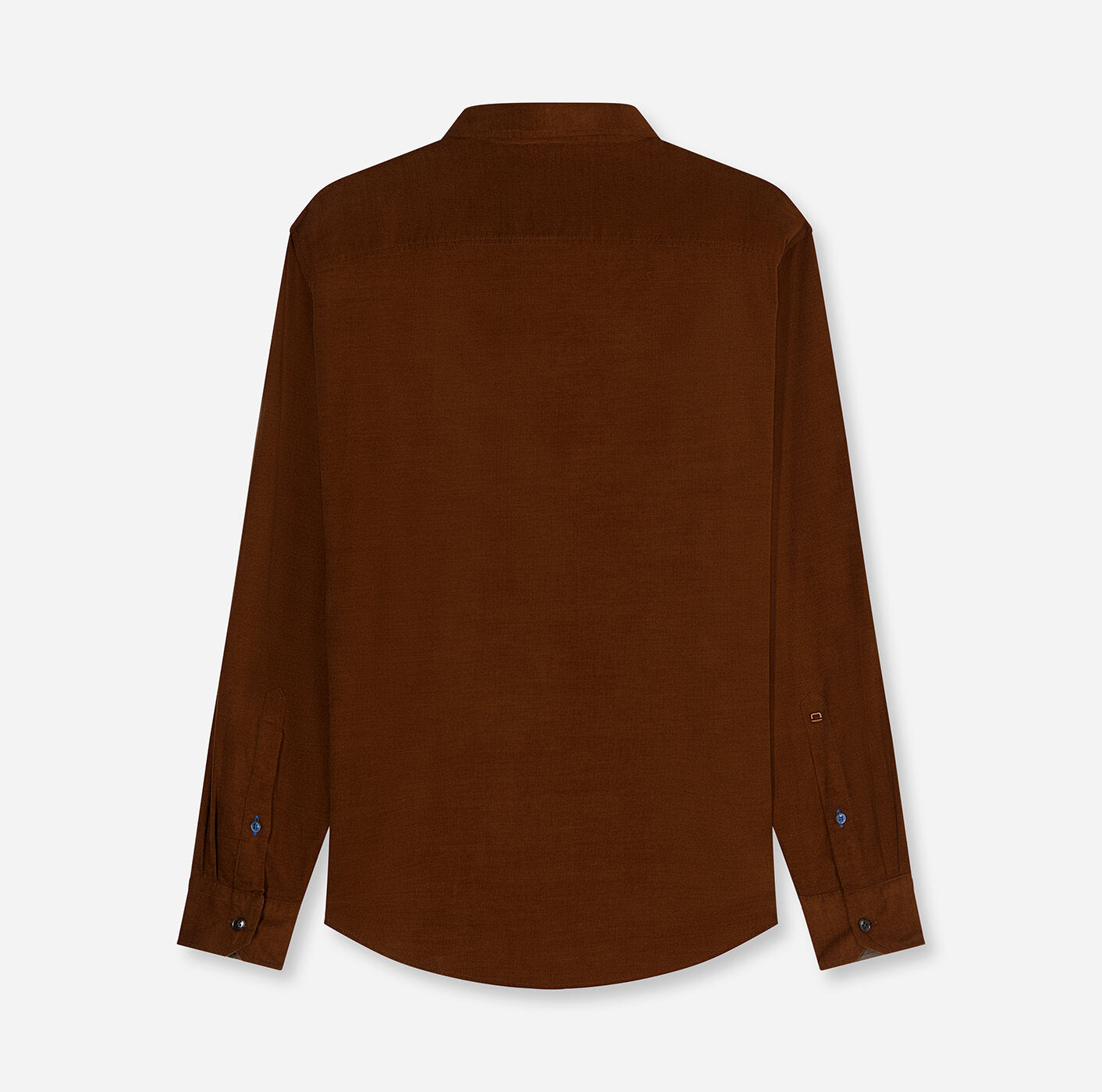 OLYMP Casual Regular Fit Micro Cord Shirt in Caramel 4098