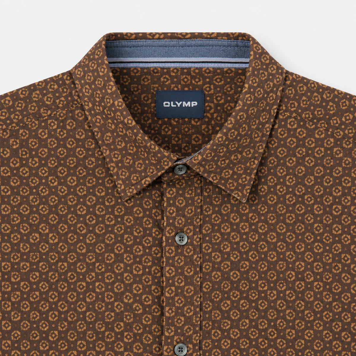 Olymp 4100  Velour Geometric Shirt no images