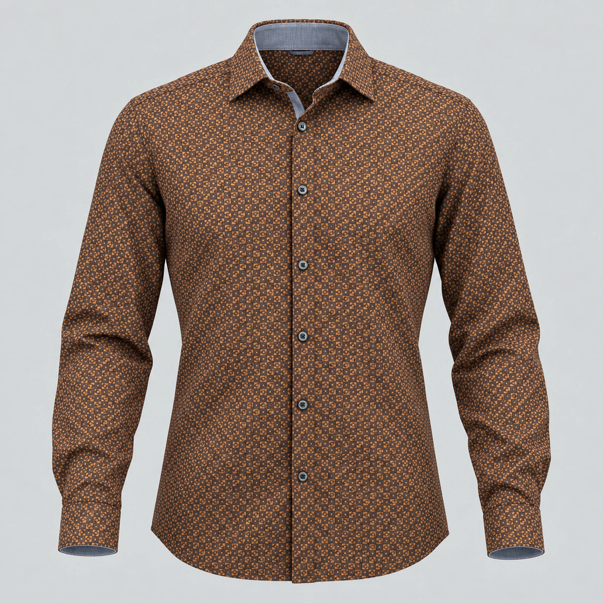 Olymp 4100  Velour Geometric Shirt no images
