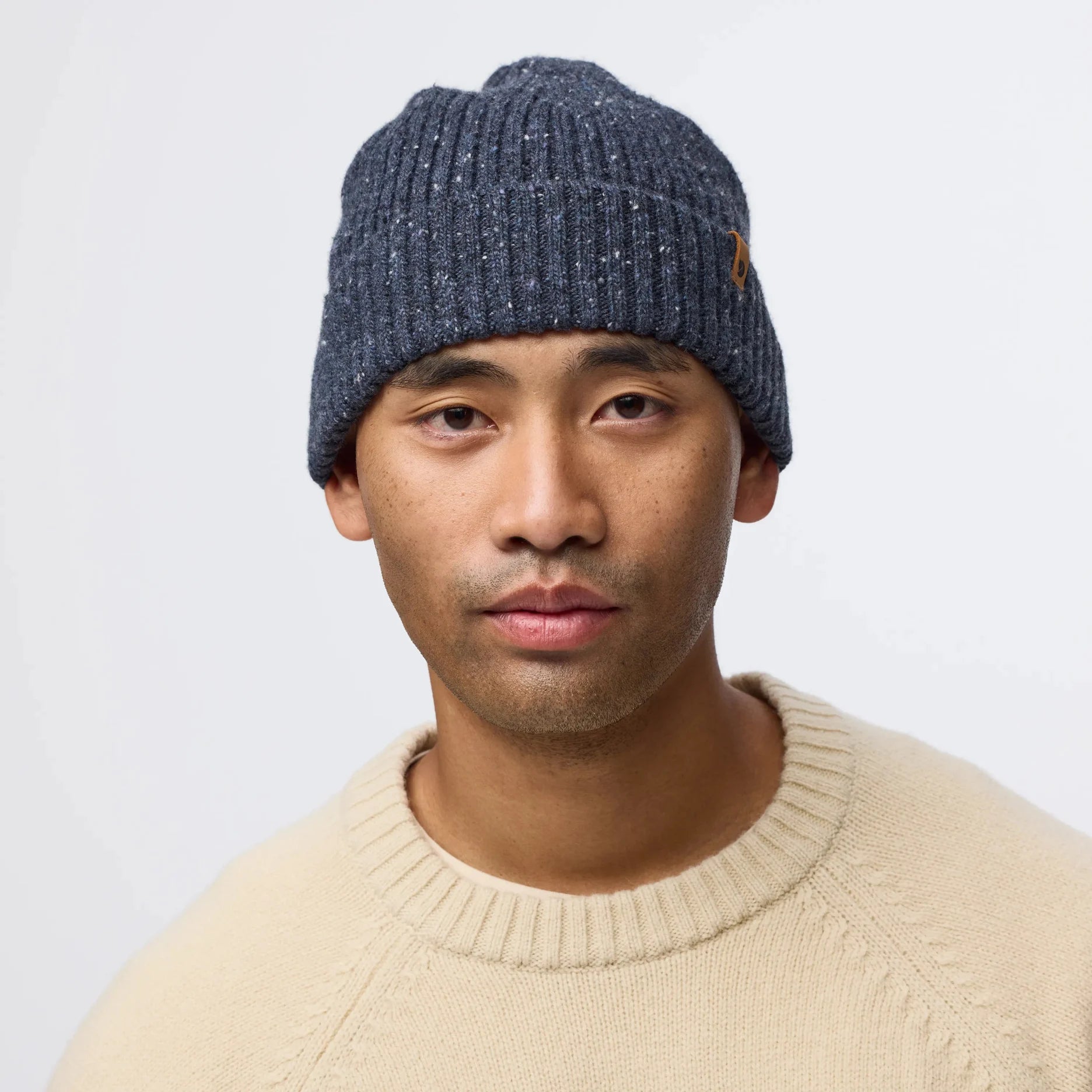 Fjällräven Övik Neps Beanie in Light Beige